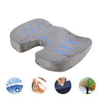 U-Shape Coccyx Orthopedic Car Seat Cushion Memory Foam Seat Cushion Support for Car Office Home Using