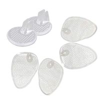 AUTPRO (3 Pairs) Gel Cushions for Flip Flop Thong Sandals - Forefoot Padding Inserts, Ball of Foot Insole Relief Pain & Rub,Self Adhesive,No Slip
