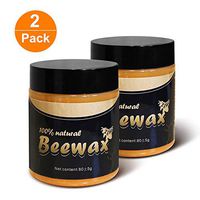 Plump Tiger Wood Seasoning Beeswax for Furniture, Tables, Desks, Chairs, Flooring, Benches (2 Pack)