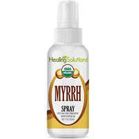 Organic Myrrh Spray - Made from 100% Pure Myrrh Essential Oil - Certified USDA Organic - 2oz Bottle by Healing Solutions