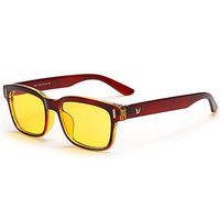 Rectangle Radiation Protection Computer Gaming Glasses with Yellow Tinted Lenses Blue Light Protection Goggles Reading Glasses