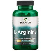 Swanson Amino Acid Super-Strength L-Arginine 850 Milligrams 90 Capsules