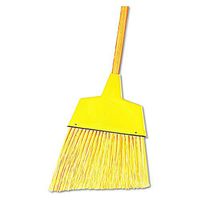 Boardwalk 932A Angler Broom, Plastic Bristles, 42" Wood Handle, Yellow (Pack of 12)