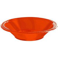 Amscan 43034.05 Orange Peel Plastic Bowls | 12 oz. | 20 Ct, One Size