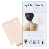 SpiderTech Neck Spider Pre-Cut [Gentle]. Water-Resistant, Latex-Free and Easy to use. Preferred by Athletes. Reduce Pain and Inflammation, Help re-Train Muscles, Enhanced Performance.