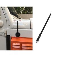 1 pc 7" Slender Metal AM FM 8MM Antenna for Jeep Wrangler JK & Unlimited 2/4 door 2007-2015 Black