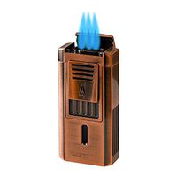 Lotus Lighter Duke L60 Triple Flame Lighter w/Cutter - Copper