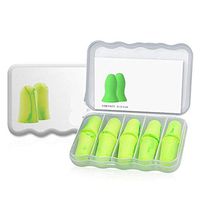 Xinrangxin Professional Noise-Proof Earplugs for Sleeping, Fit The Ear Canal Design, Without Ears, and Equipped with A Travel Bag to Prevent Hearing