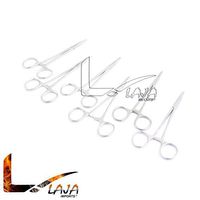 LAJA IMPORTS 6 PCS STAINLESS STEEL WEBSTER NEEDLE HOLDER 5.5" FINE POINT SMOOTH JAWS VETERINARY DENTAL INSTRUMENTS