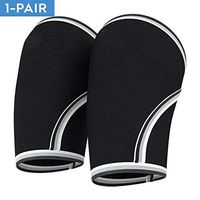 Knee Compression Sleeves (1 Pair) - Support for Arthritis Tendonitis Prevention & Recovery - 1 Year Warranty (S:11.8-13'')