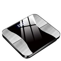 DYW Digital Scale Household Precision Digital Weight Scale Human Body Scale with LCD Display 200Kg / 440Lb (Color : Black)