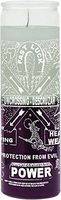 Indio Products Uncrossing White/Purple Candle - Silkscreen 2 Color 7 Day