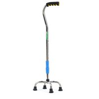 B.YDCM - Walking Cane Crutches Four-Legged Cane Telescopic Foldable Safety Cane Non-Slip Cane Old Man Walking Stick Walker