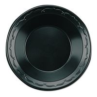 Genpak LAM21-3L 12-Ounce Capacity Black Color Elite Foam Laminated Bowl  125-Pack (Case of 8)