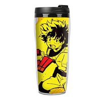 Apehuyuan My Hero Academia Plastic Cup, Anime Water Bottle with Sealed Lid for Home, School, Traveling(H02)
