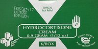Certified Hydrocortisone Cream 0.0 Gram (1/32 oz) #794 216-025