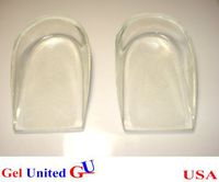 Semi Liquid Polymer Gel Heel Cups - 1 Pair -Size Large