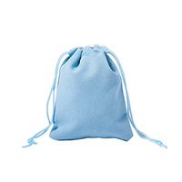Fashewelry 100 Pack SkyBlue Drawstring Velvet Bags 2.76x3.54" Wedding Party Favor Jewelry Candy Storage Gift Packaging Small Pouches