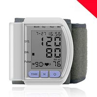 XINHUANG Wrist Meter Pulse Wrist Blood Pressure Monitor Sphygmomanometer Heart Beat Rate Pulse Meter Automatic Medical Home Health Care