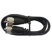 PROCOMM 3` FOOT CB / HAM RADIO ANTENNA RG58 A/U COAX WITH PL-259 MOLDED ENDS