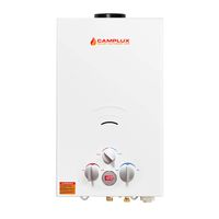 Camplux 10L Outdoor 2.64 GPM Digital Display Tankless Natural Gas Water Heater