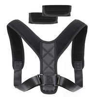 Ryhpez Posture Corrector for Men and Women - Upper Back Brace, Adjustable Posture Corrector for Neck, Shoulder, Back Pain Relief and Thoracic Kyphosis, Clavicle Support Back Straightener Brace