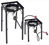 Portable Cooking Stofe, 200,000-BTU Portable pane Single Burner with Adjustable Legs