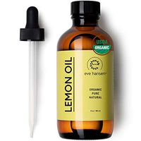 Eve Hansen Pure Organic Lemon Essential Oil | USDA Certified, Therapeutic Grade, Undiluted for Aromatherapy, Diffusers, DIY Home Use, Skin (2 oz)