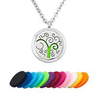 Infinite Memories Tree of Life Essential Oil Diffuser Necklace Locket Pendant