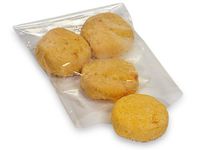 Pack Of 100, 1.2 Mil Compostable Cello Solid Clear Cellophane Bags 3 X 4"