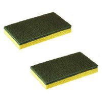 EverydayEssentials Large Dish Sponge - Pack of 2 Commercial Sponges Heavy Duty Scrub