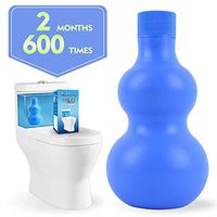 Haphome Automatic Toilet Bowl Cleaner,New Generation-Toilet Bowl Tablets,600 Times Flushes Free Toilet Tank Cleaner and Tank System Bleach Toilet Bowl Cleaner Tablets（Blue）