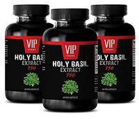 Cholesterol Blocker Vibrant Health - HOLY Basil Extract 750 Mg - holy Basil Seeds - 3 Bottles (180 Capsules)