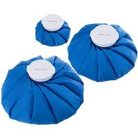 RoryTory 3pc Reusable Medical Ice Bags for Injuries | Leak Proof First Aid Insulated Hot Water Bag or Cold Compress Treatment for Sports Recovery, Pain Relief, Fever, Arthritis, Knee Water Ice Pack