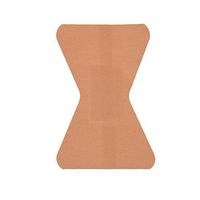 Dealmed Fabric Fingertip Adhesive Bandages, Sterile with Non-Stick Pad, 1 3/4"x 3", 100 Count