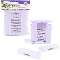 Weekly Pill Box Storage Organizer Dispenser 7 Day Medicine Compartment Container