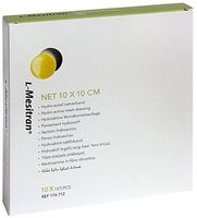 L-Mesitran Net Hydro-Active Mesh Dressing with 30% Medical Grade Honey. Hydrogel Pad for Healing, Soothing & Anti-Inflammatory Properties – for Chronic, Acute and Deep Wounds Size 4" x 4" - Box of 10