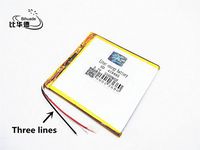 BIHUADE 3 line 3.7V 419495 5500MAH Lithium Polymer Li-Po Rechargeable Battery for DIY Mp3 MP4 MP5 GPS