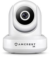 Amcrest UltraHD 2K WiFi Camera 3MP Security Wireless IP Camera with Pan/Tilt, Dual Band 5ghz/2.4ghz, Two-Way Audio, Wide 90° Viewing Angle, Updated Javascript Firmware, Version 2, IP3M-941W (White)