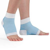 +MD Plantar Fasciitis Socks for Men & Women- Compression Foot Sleeves with Arch Support for Heel Spurs, Joint Pain & Aching Feet Blues