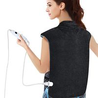 Heating Pad for for Back and Shoulder Pain,MOICO Heating Wrap for Soothing Muscle Pain and Tension Relief Therapy with 3 Hour Auto Off, 7,Temperature Settings,XXX-Large Electric Heating Pad 17” x 33