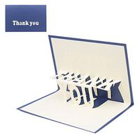NEW 3D Card Greeting Cards Thank You Greeting Cards Handmade Birthday Wedding Invitation