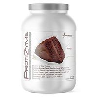 Metabolic Nutrition, Protizyme, 100% Whey Protein Powder, High Protein, Low Carb, Low Fat Whey Protein, Digestive Enzymes, 24 Essential Vitamins and Minerals, Chocolate Cake, 2 Pound (26 ser)
