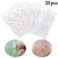 Kapmore 20PCS Gel Corn Pad Self-adhesive Callus Pad Gel Cushions Pads Caps Callus Cushion Pad