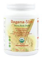 Weight Loss Skinny Body Shake – 100% USDA Organic - Non GMO – Plant Based Protein – Gluten Free and Suitable for Vegans – Probiotic – 30 Day Supply - Vanilla Flavor by Regena-Slim