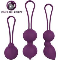 Kegel Balls Exercise Weight - Doctor Recommended for Women Bladder Control & Pelvic Floor Exercises Tightening, Premium Silicone Ben Wa Balls Pelvic Weights Training Set for Beginners & Advanced