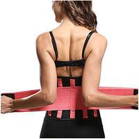 YC° Lumbar Back Brace for Lower Back Pain and Lumbar Pain Relief - Double Pull Compression Waist Trainer 2 Adjustable Belt, Support Back Brace for Men and Women,L
