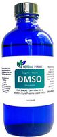 DMSO 8 oz Liquid 70/30 Aloe Vera - Sealed in Cobalt Blue Glass Bottle (99.995% Pharmaceutical Grade DMSO)