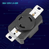 Acogedor NEMA L5-30R 30A 125V Twist Lock Electrical Female Receptacle for Generator Cord Assembly
