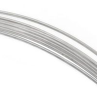 uGems Sterling Silver 24 Gauge Wire Half Hard Round (Qty=12 Feet)